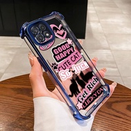 Case For Samsung A22 5G A22s 5G F42 5G Cute Cat Phone Transparent Silicone Protective Cover Shockpro