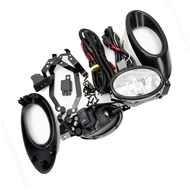 ชุดไฟสปอร์ตไลท์ Fog Lamp Spot light + Cover สีดำ จำนวน 1ชุด  Honda Jazz Fit V-Tech ฮอนด้า แจ๊ส 4ประตู ปี 2007 รถเก๋ง สินค้าราคาถูก คุณภาพดี Set Fog Lamp Spot Light