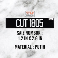 COD K4 Ready Stock In My🔥Nombor Plate kereta 3D Crystal /Car Number plate 3D Crystal