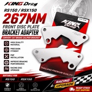 RS150 RSX150 267mm Front Disc Plate Bracket Adapter Convert 267 Brake Caliper Bracket PNP Racing Dis