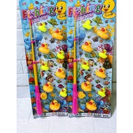 (TOS) FISHING DUCK GAME PLAY PREMIUM TOY CHILDREN'S FISHING TOY DUCK 9 PCS JUMBO SIZE Fishing Game P