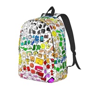 BFDI Inanimate Insanity All Characters Cool Backpack Sport Business Battle for Dream Island Daypack 
