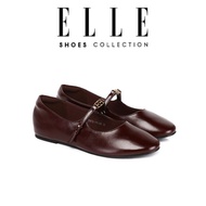 Elle Lucille Comfy Fit Footbed Microfiber Leather Flats & Ballerina