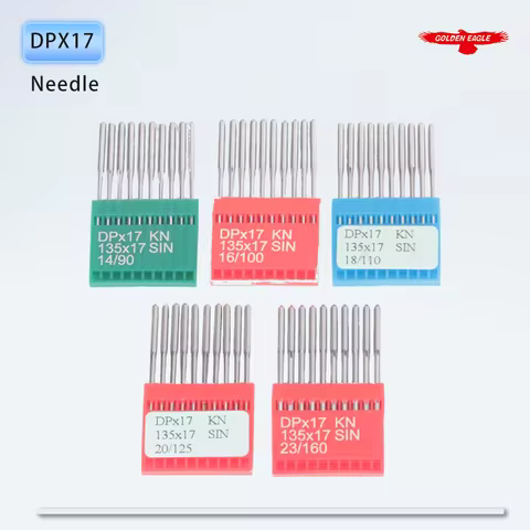 (100PCS) Dotec DPX17 Needle For Walking Foot / Chainstitch Sewing Machines SY3355 135X17 SY3357 Smal