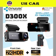 (DYNAVIN D300X) 2CH Dual Car Camera Cam Recorder Recording Dashcam 2K 1080P Honda Toyota Proton Pero