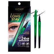 化妝師大推 泰國大熱品牌 Browit Aurora Long Stay Eyeliner超持久抗暈眼線液 (Super black/ Dark Brown) 防水防汗防油不脫妝 not maybel