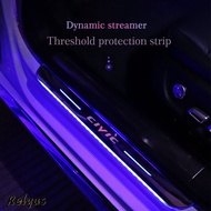 For Honda Civic FC FK7 Type R Customized Car LED Welcome Pedal Car Scuff Plate Pedal Door Sill Pathw