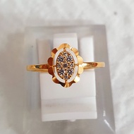 cincin oval variasi emas 70 % 70% 700