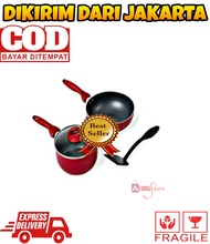 (BISA COD) PROMO Supra Rosemary Lavender Set COOKWARE SET 4 pcs / Panci Stainless / Panci Set