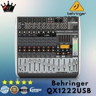 mixer behringer xenyx qx1222usb 6 channel mono 2 stereo dgn equalizer