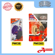 NIBK PM138 PM138S SINTERED BRAKE PAD / BRAKEPAD ER6 REAR ZX6 VERSYS 650 GPZ1100 ZX10 ZZR600 ZX6R ER6