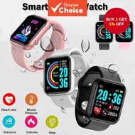New Y68 D20 Smartwatch: Bluetooth-enabled smartwatch with digital fitness monitoring features, compa