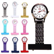 Metal Quartz Watch Analog Brooch Medical Nurse Fob Watch Portable Fob Fashion Pocket Watch Gift For 
