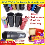 Eibach Wheel Nut, Rays Tyre Nut, Rays Racing Nut, Rays Steel Nut, Nut Besi, Tyre Nut Long, Tayar Nut