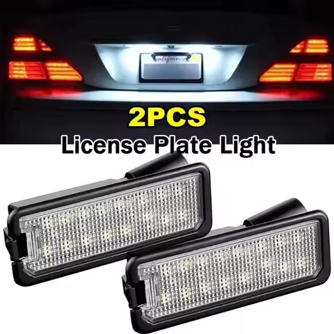 1/2pc for Polo 6N2 9N 6R 6C Passat B6 B7 B8 LED Rear License Number Plate Light CANBus Error Free Ca