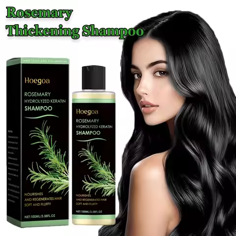 Rosemary Natural Shampoo Thickening & Strengthening Deep Nourishing Scalp Care Moisturizing Shampoo