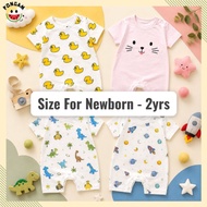 Baby one piece short sleeve summer newborn baby creeper baby cartoon short sleeve baju bayi baby rom
