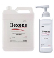 น้ำยาฆ่าเชื้อ HEXENE เจลล้างมือทำความสะอาด ขนาด 500  ml และ 5 ลิตร