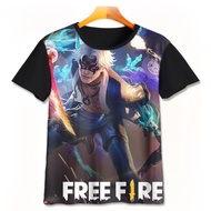 Free Fire FF-3-designWD Game T-Shirt Boys Girls T-Shirt Ages 1 - 12 Years 3D Movie Game T-Shirt | MI
