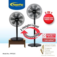 PowerPac iFan Air Circulator Fan, High Velocity Fan with Convertible Height (PPFS212)