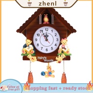 Zhenl Cuckoo Clock Tree House Wall Art Vintage Decoration For Home Authentic