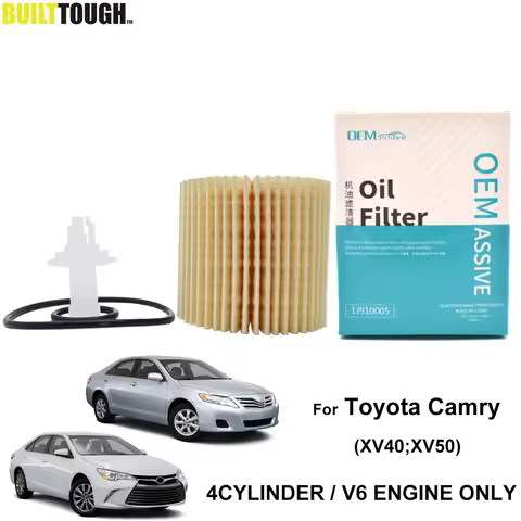 Oil Filter For Toyota Camry 2007 2008 2009 2010 2011 2012 2013 2014 2015 2016 2017 2018 2.5L I4 / 3.