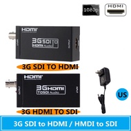 1080P 3G HD SDI BNC Converter + SDI To HDMI Converter HDMI SDI / BNC ขยายเดี่ยว100M/328ft สาย Coaxia