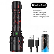 Haixnfire ไฟฉาย LED G200 8000LMไฟฉายกันน้ำสว่างเป็นพิเศษ XHP50.2