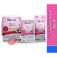 Biore Make-Up Remover Cleansing Oil-In Cotton Wipes ( Travel Pack 10s / Refill 44s / Container 44s )