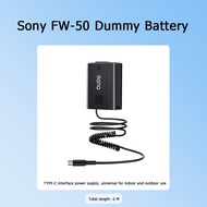 llano NP-FW50 Zv-e10 Dummy Battery Adapter Cable Replacement for Sony A7M2 A7R2 A6000 A6300 A6500 A5