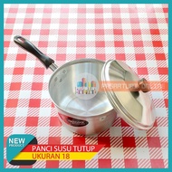 18 cm Javanese Lid Milk Pot / Aluminum Noodle Cooking Pot / Milk Pot