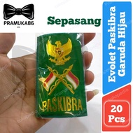 (20 pasang) Tku Evolet Paskibra Garuda Hijau - Tanda Pundak Paskibraka