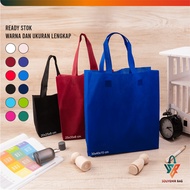 70 Gsm Thick Spunbond Fabric Bag Plain Tote Bag Goodie Bag Souvenir 20x25 25x35 30x40 cm