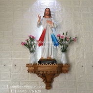 Catholic Altar Single Shelf (Not Including Statue)