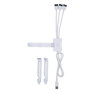 Lian Li PW-U2TPAB | USB 2.0 1 To 3 HUB (Type A Male Port) - White