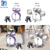 [Gazechimp] Bass Drum Kits Kids Jazz Drum Set Beginner Drum Set Pedal Percussion for Birthday Gift P