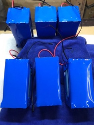 แบตเตอรี่ลิเทียมแพ็คประกอบLiPo412V15Ahต่อแพ็คตอบโจทย์คนใช้12Vและคนใช้จักรยานไฟฟ้าโดยประกอบใช้BMS30Aท