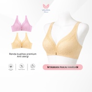[LAST STOCK] Velora - Plain Bra Without Underwire Foam | Size 70A-90B AB05 ALICE