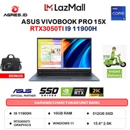 Laptop Baru dan Bergaransi Resmi Asus Vivobook Pro 15X Oled K6502HE RTX 3050ti Core I9 11900H Ram 16GB 512GB SSD 15.6 INCH