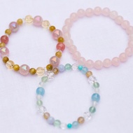 諫早神社 天然水晶手環御守 戀愛御守 天然石 海藍寶石 玫瑰水晶 金虎眼石 財運 日本御守 神社 日本代購 日本直送