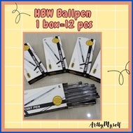 ▝ ∢ ✟ HBW ballpen 1 box 12 pcs