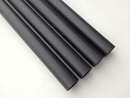 US WHABEST 2Pcs Carbon Fiber Tube 3k Matte 9mm OD x 7mm ID X 1000MM Long (Roll Wrapped) /Tubing/Pipe