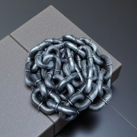 Huge Plastic Simulation Iron Chain for Dogs Thick Plastic Dog Leashes Fun Puppy Traction Rope Big Ir