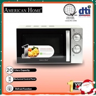 American Home AMW-20MCS Microwave Oven 20L Mechanical Control Color Silver