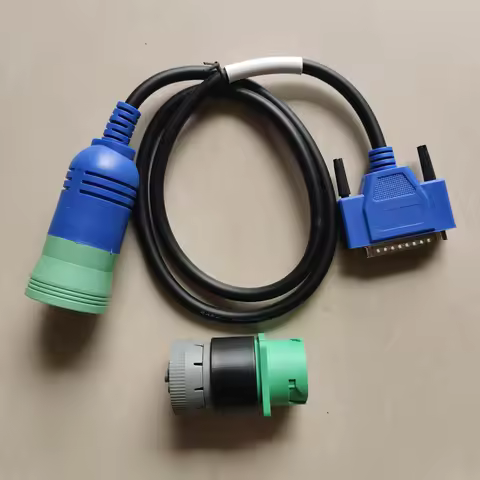 FOR EST CNH Diagnostic Tool main cable 25PIN to 9PIN + 9PIN to 6PIN main cable
