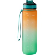 FWUIST Sports Water Bottle (Orange/Blue with Green Tone) 9C9I