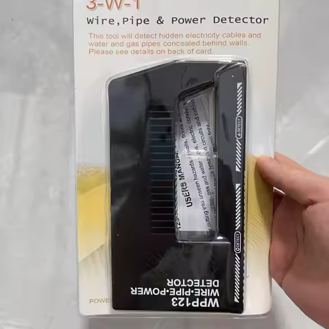 WPP123 Wire Pipe Power Detector High Sensitivity Adjustable Wall Detector Scanner Adjustable Keys Du