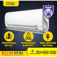 [Self-Collect Warehouse] MIDEA 1HP 1.5HP 2HP 2.5HP Non-inverter/Inverter R32 Aircon MSAGB MSCE MSNE 