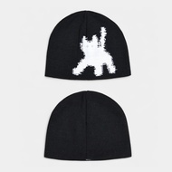 {M. Lu} AEAE Flashed Cats Eye Beanie Fur Hat