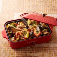 【新年圍爐】日本Bruno 多功能電烤盤經典款(紅) BOE021